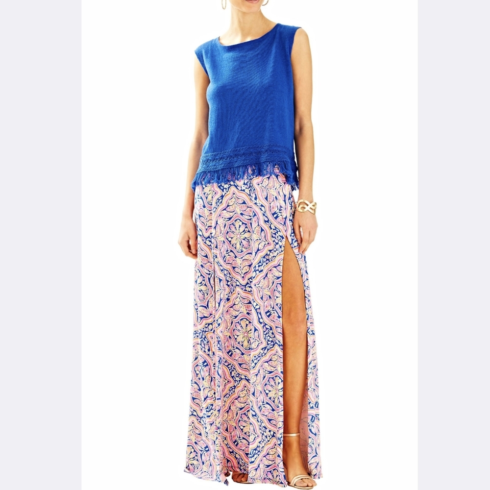 Lilly Pulitzer Ersi Can't Resist Maxi Skirt with Slits